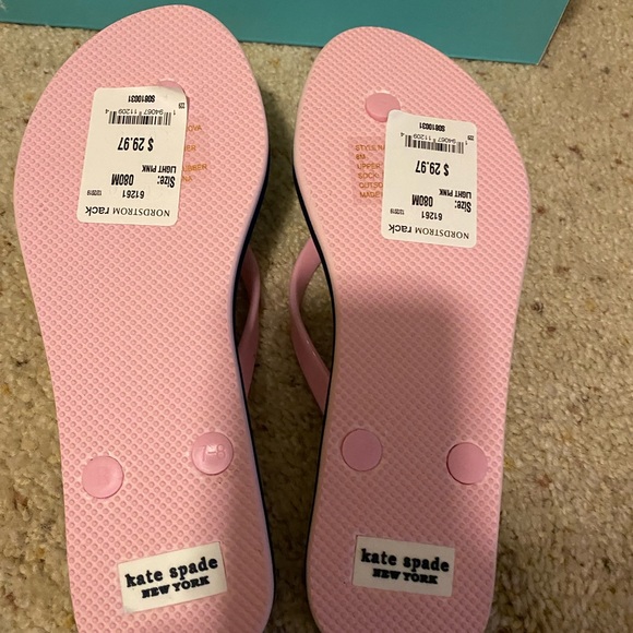 NIB Kate Spade Nova Flip flops size 8 - Picture 8 of 9